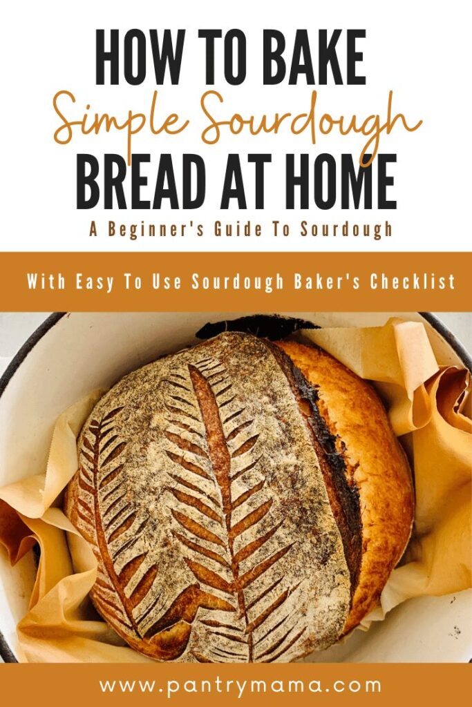 Bake simple sourdough bread at home - a beginner's guide