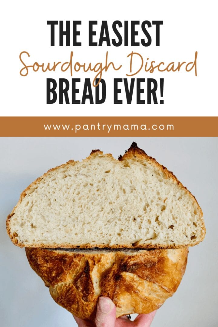 The Easiest Sourdough Discard Bread You'll Ever Make! The Pantry Mama