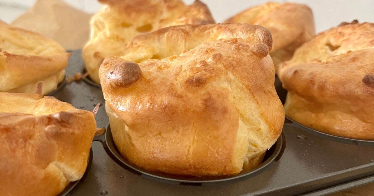 Muffin Pan Popovers - Just a Taste