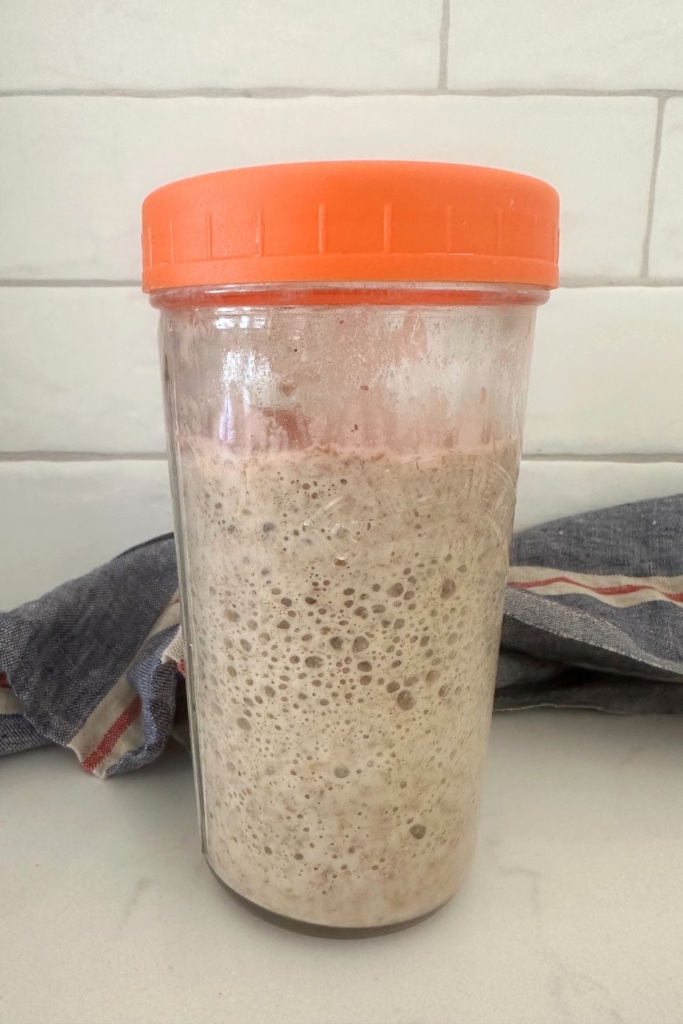 A wholegrain sourdough starter is a great way to make sourdough taste more sour.