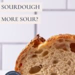 How to make sourdough more sour - Pinterest Image