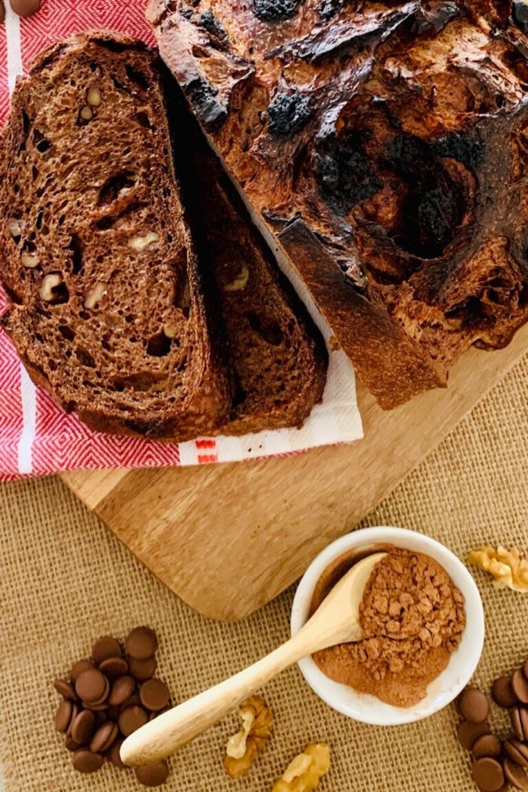 Chocolate & Walnut Sourdough Bread Recipe