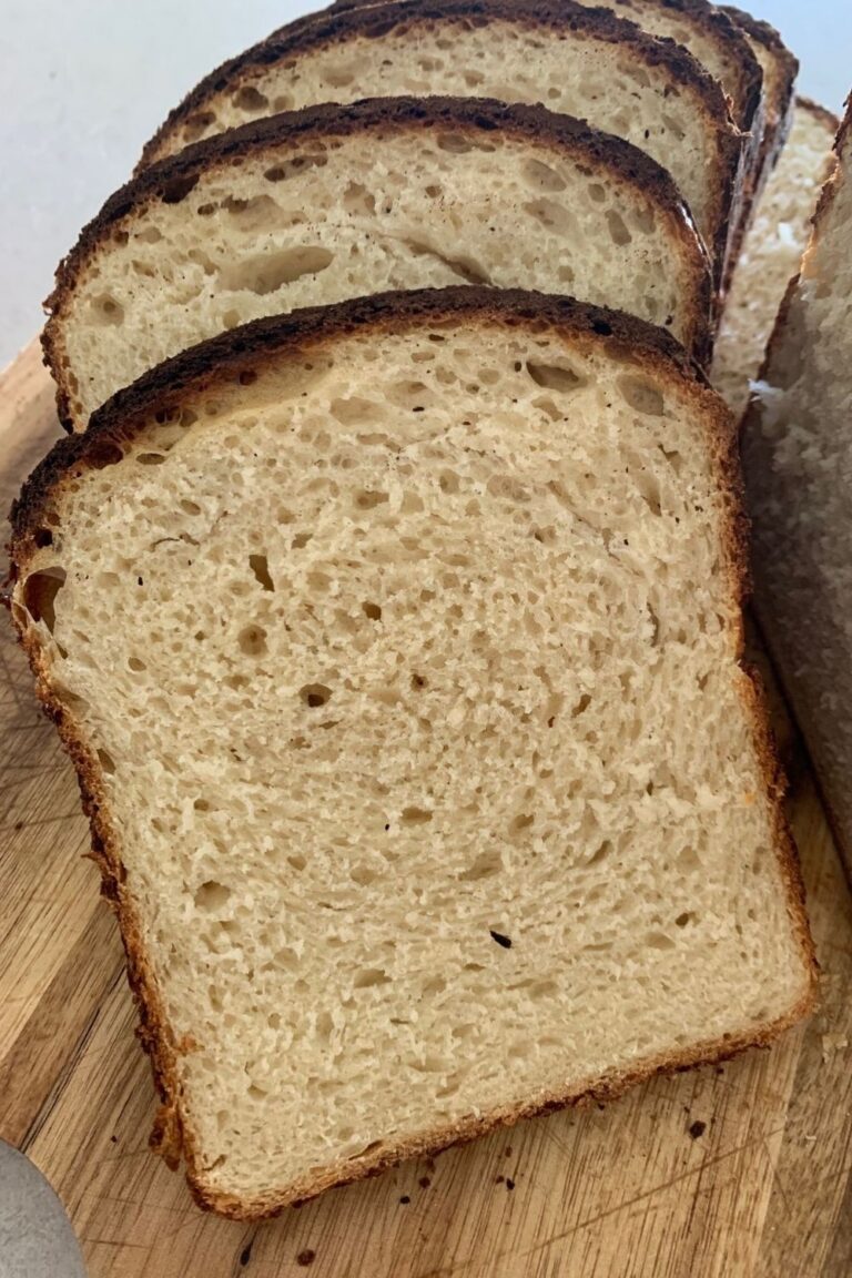 SIMPLE SOURDOUGH SANDWICH BREAD WITH SOFT CRUST