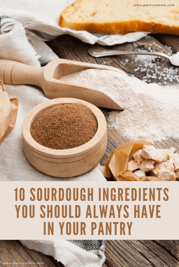 10 sourdough ingredients you should always have in your pantry