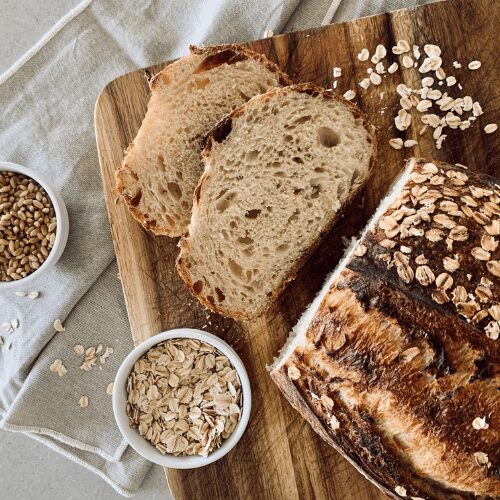 Honey Oat Sourdough Bread Recipe The Pantry Mama