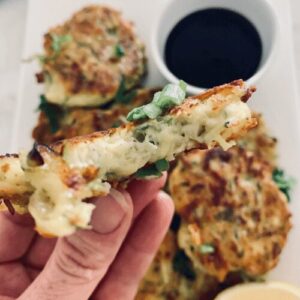 Sourdough Zucchini Fritters