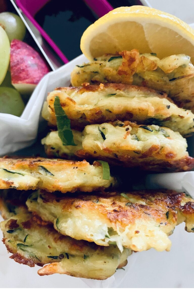 Sourdough Zucchini Fritters