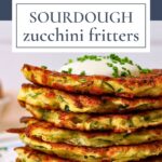 Sourdough Zucchini Image - Pinterest Image