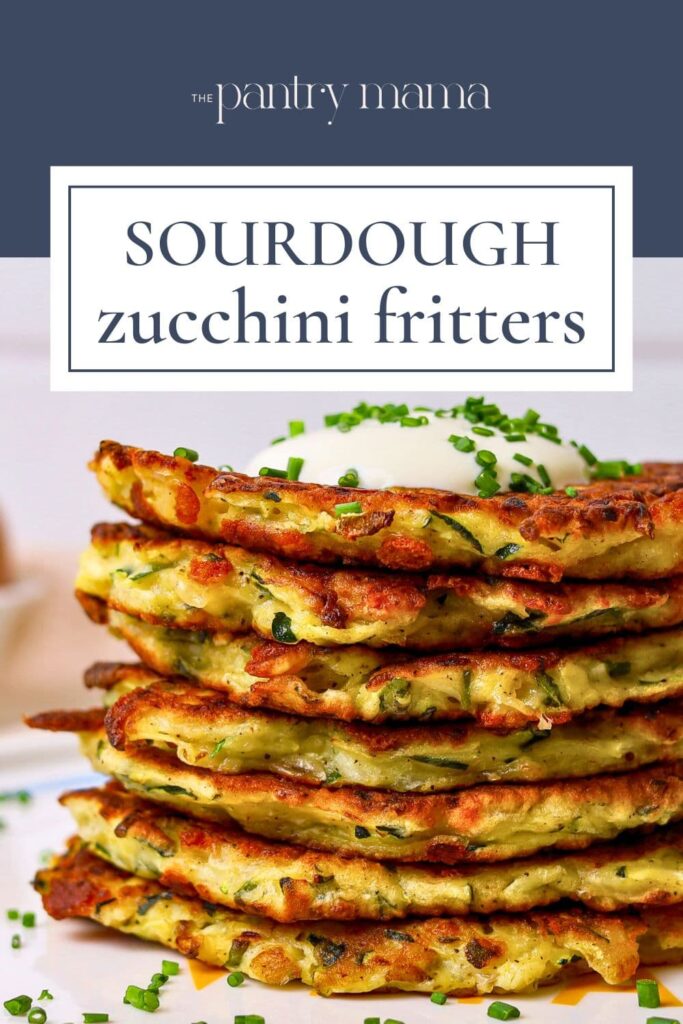 Sourdough Zucchini Image - Pinterest Image