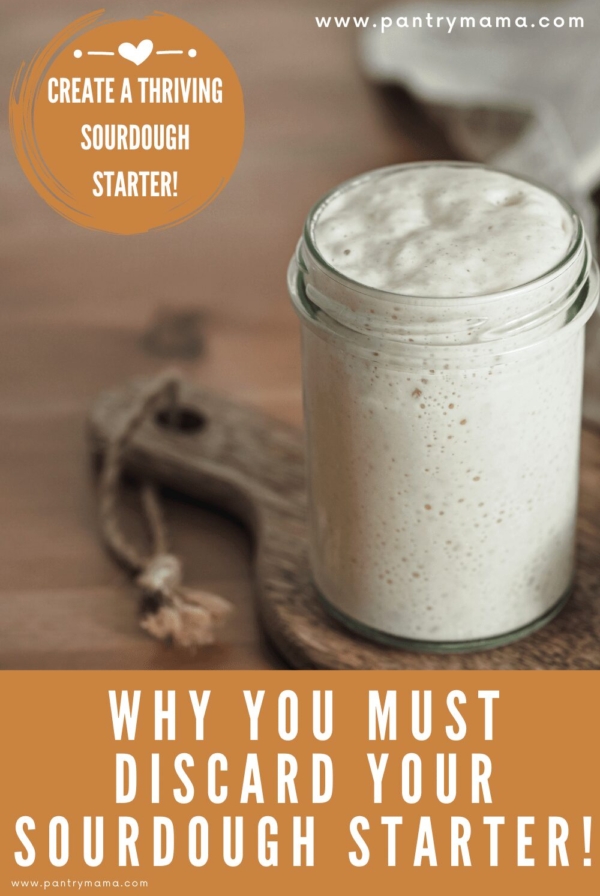 Why you must discard your sourdough starter before you feed