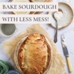 Create less sourdough mess - Pinterest Image