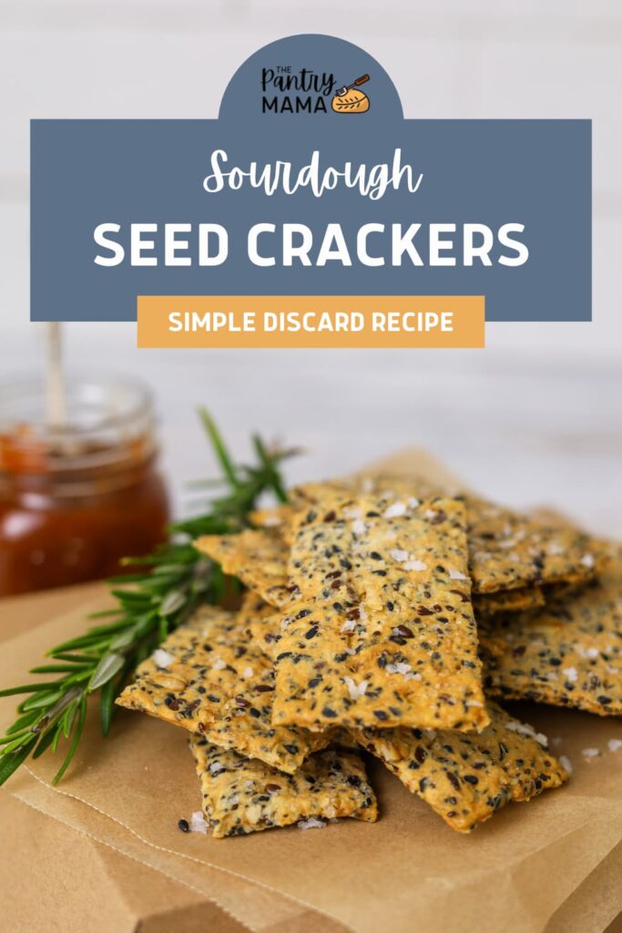 SEEDED SOURDOUGH CRACKERS - PINTEREST IMAGE