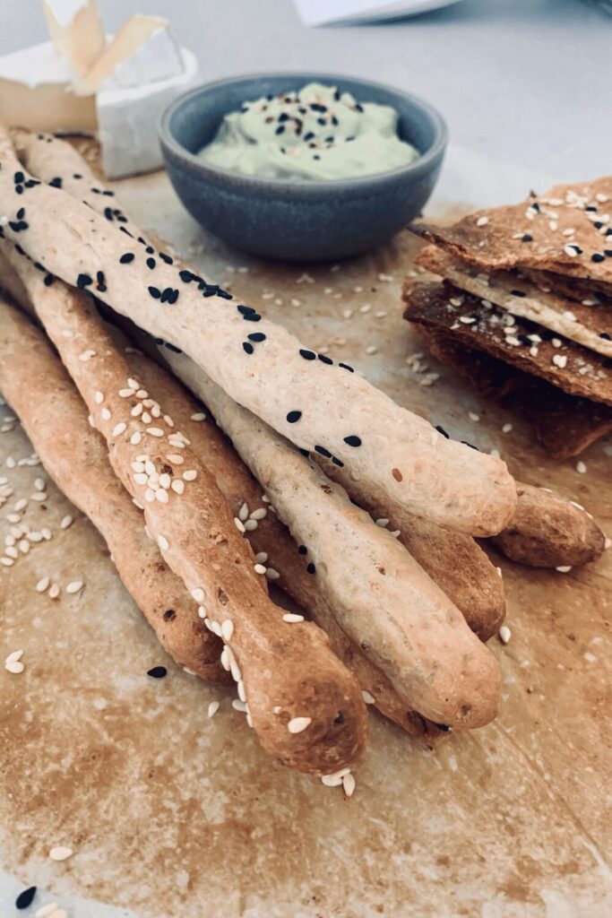 Whole wheat sourdough grissini