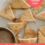 Sweet Sourdough Crackers with Cinnamon Sugar