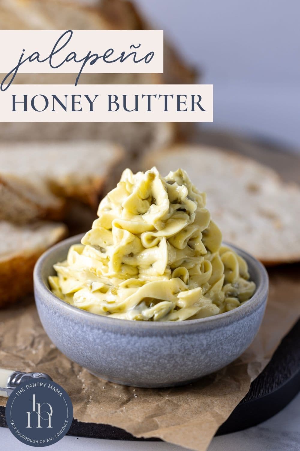 Jalapeno Honey Butter - Pinterest Image