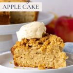 Sourdough apple cake - Pinterest Image