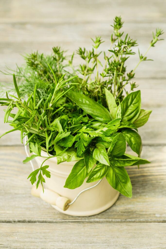 Fresh herbs work best in herb butter