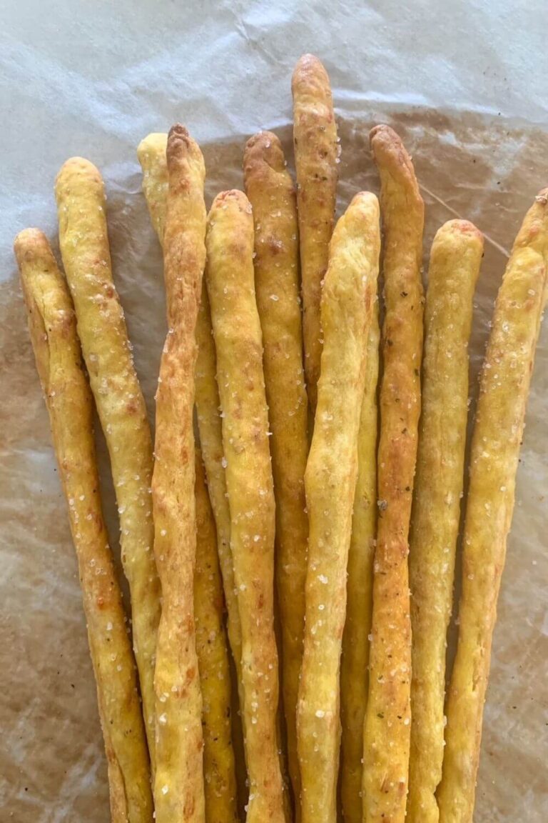 Sourdough Pumpkin Grissini [sourdough breadsticks]