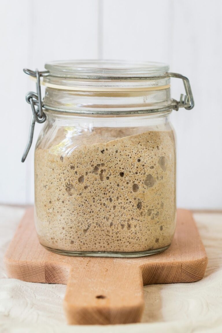 How to store sourdough starter in the fridge