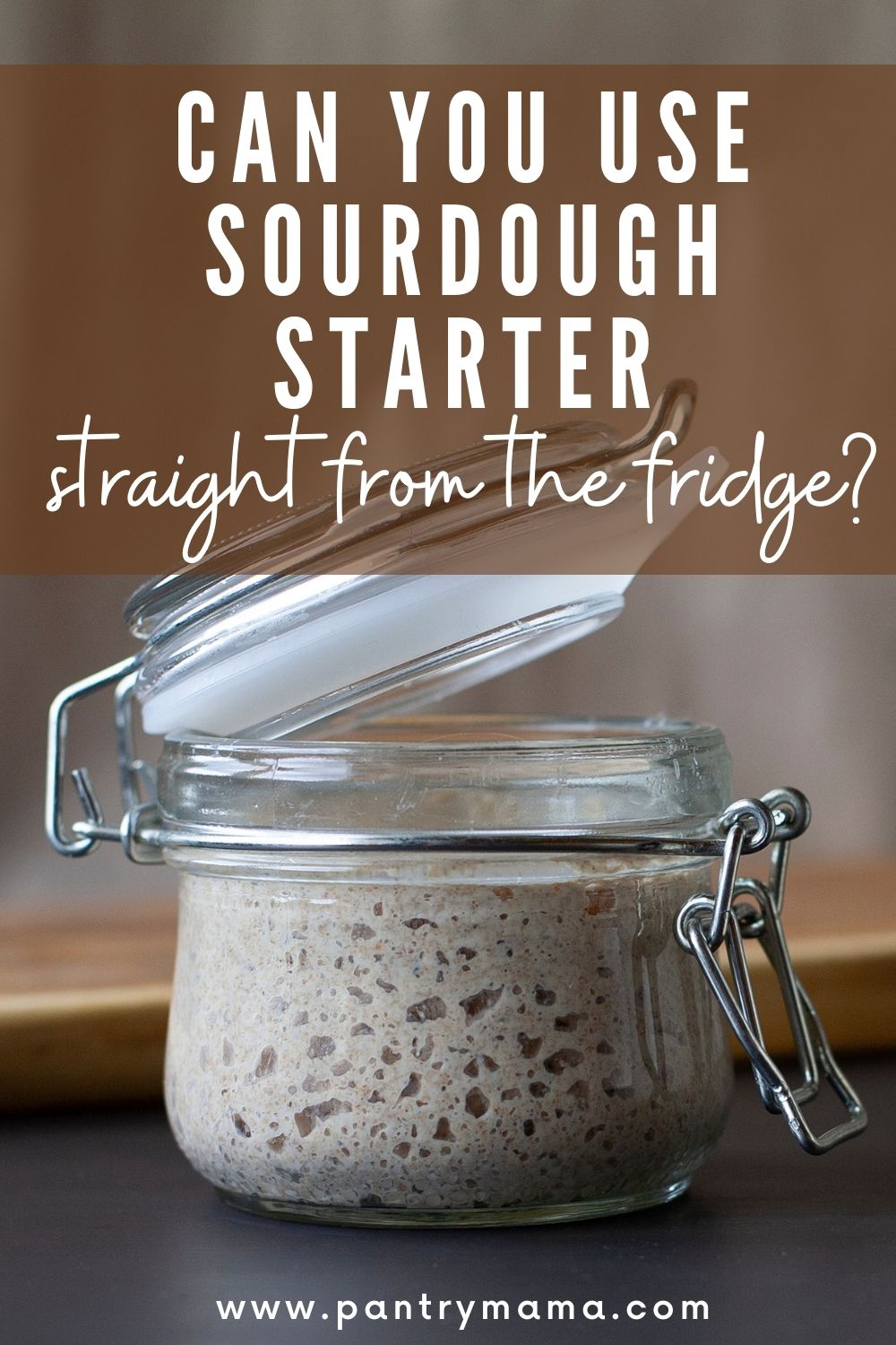 Can I Use Sourdough Starter Straight From The Fridge? - The Pantry Mama