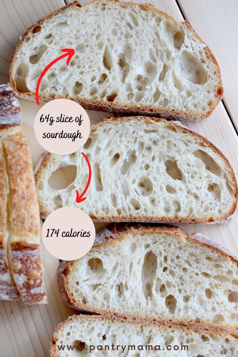 HOW MANY CALORIES IN SOURDOUGH BREAD