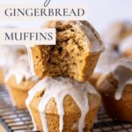 Sourdough Gingerbread Muffins - Pinterest Image