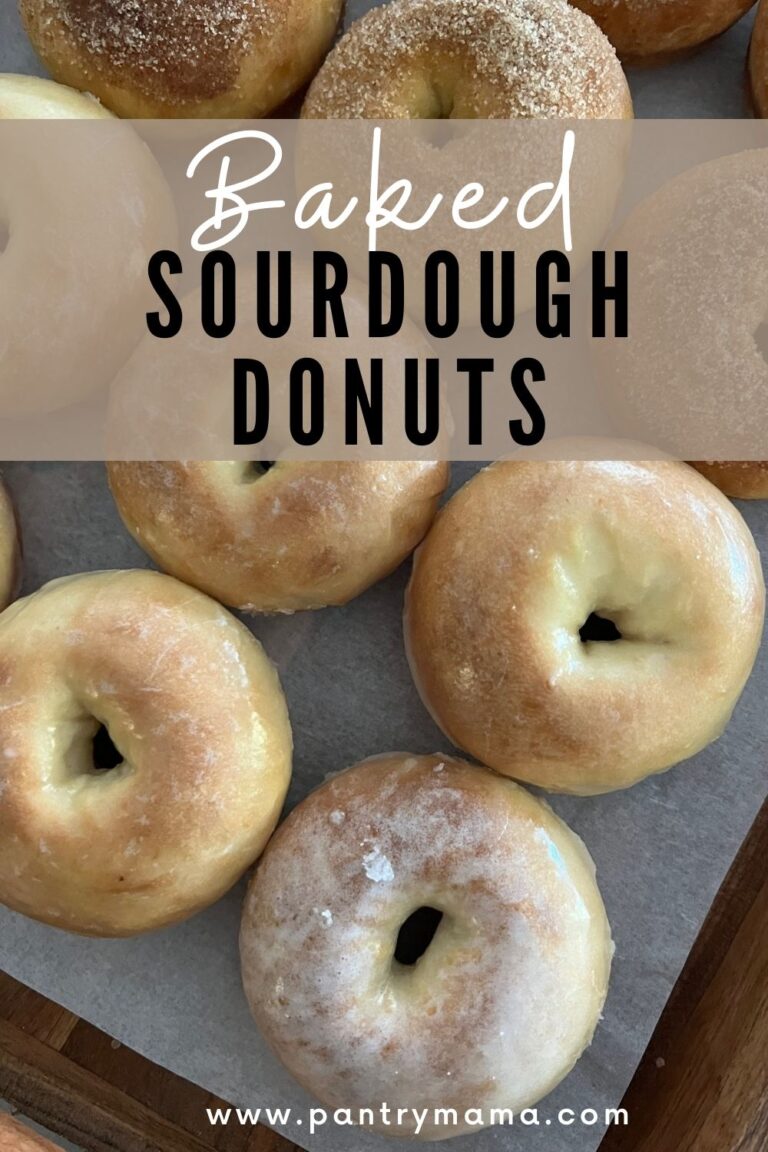 Baked Sourdough Donuts - The Pantry Mama