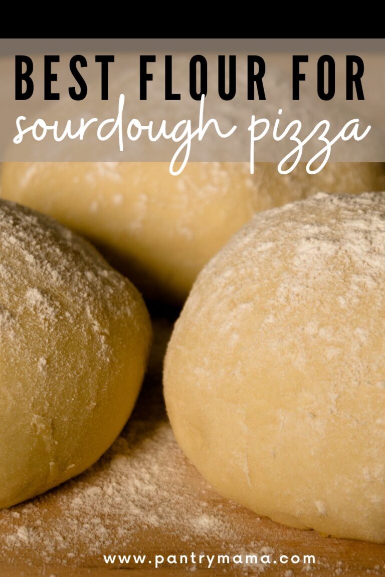 Best flour for sourdough pizza - pinterest image