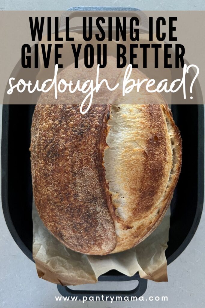 Will Baking With Ice Give You Better Sourdough Bread? - The Pantry Mama
