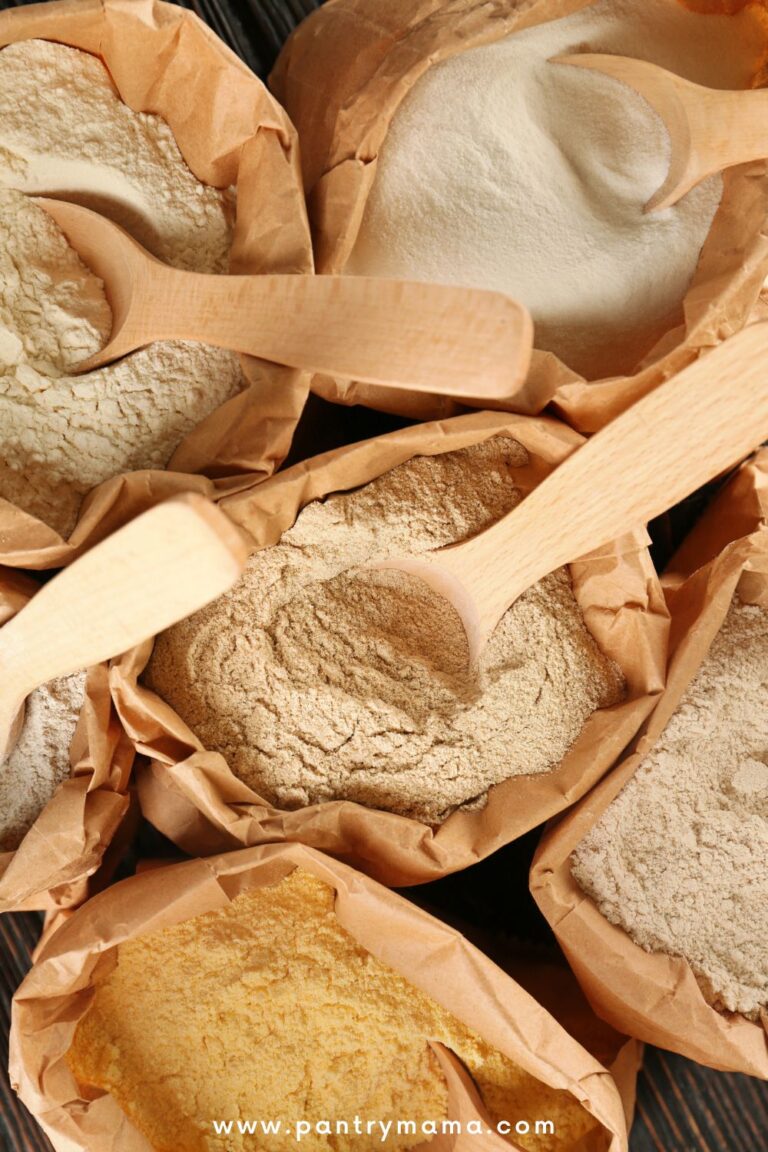 Different types of flour for feeding sourdough starters