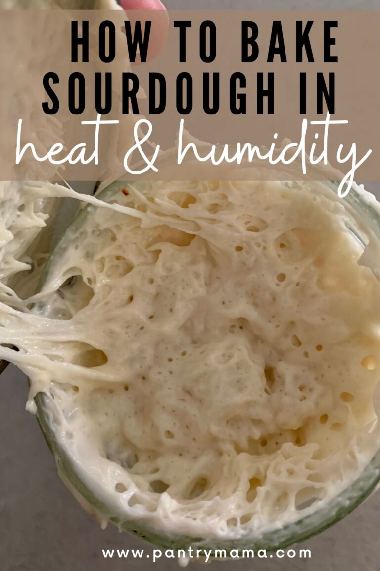 HOW TO MAKE SOURDOUGH IN HOT AND HUMID WEATHER - PINTEREST IMAGE