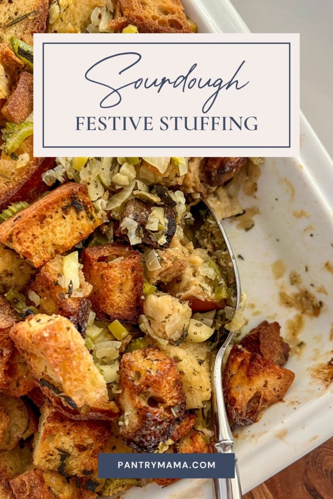 Sourdough Stuffing - Pinterest Image