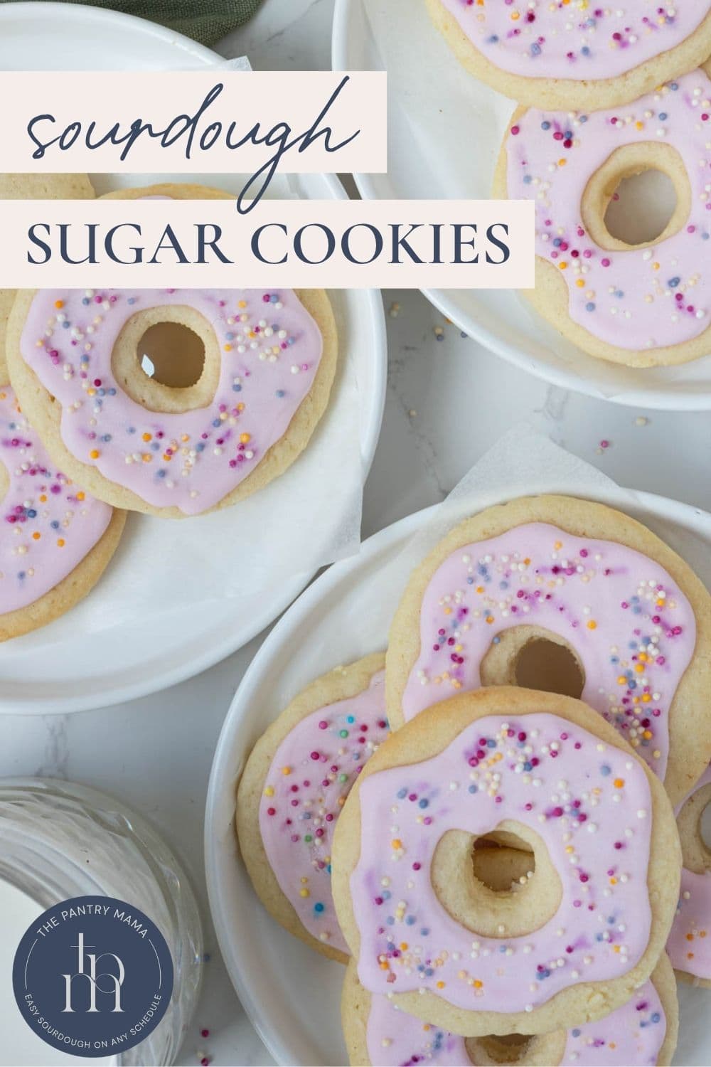 Sourdough Sugar Cookies - Pinterest Image