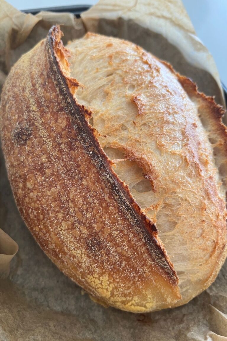 Stop sourdough crust going soft after cooling.