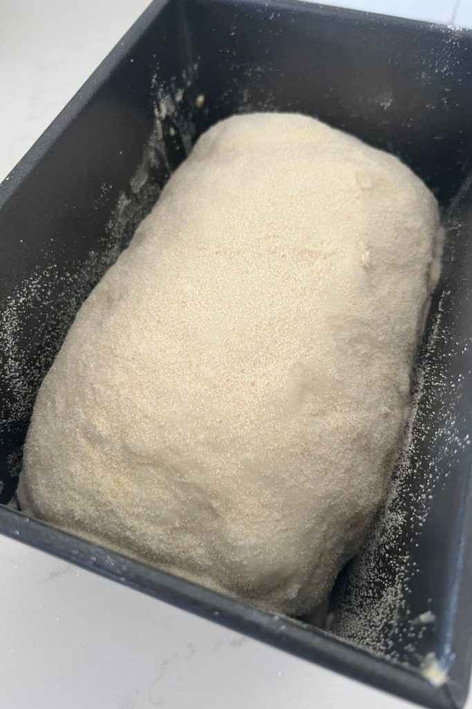 Baking sourdough in a loaf pan