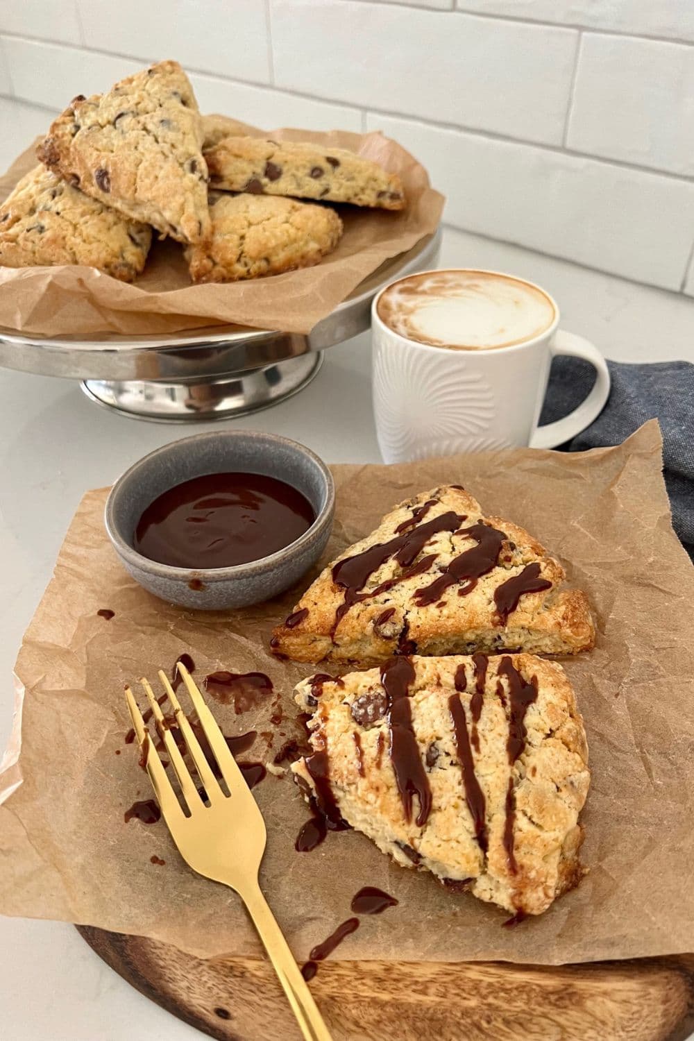 The Best Sourdough Chocolate Chip Scones Ever! - The Pantry Mama