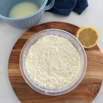 Homemade Ricotta Cheese [3 Ingredient Recipe]