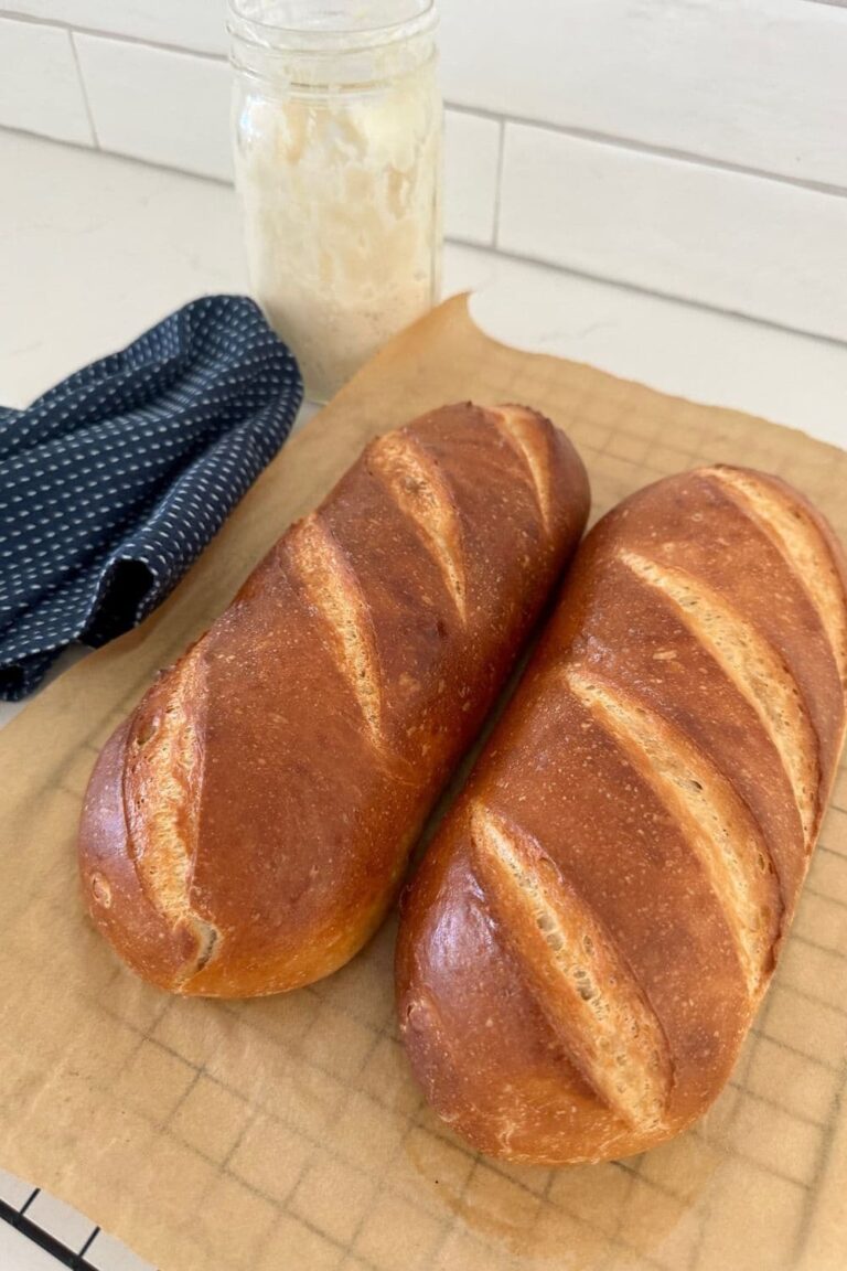 Easy Sourdough French Bread Recipe [with Discard Option] The Pantry Mama