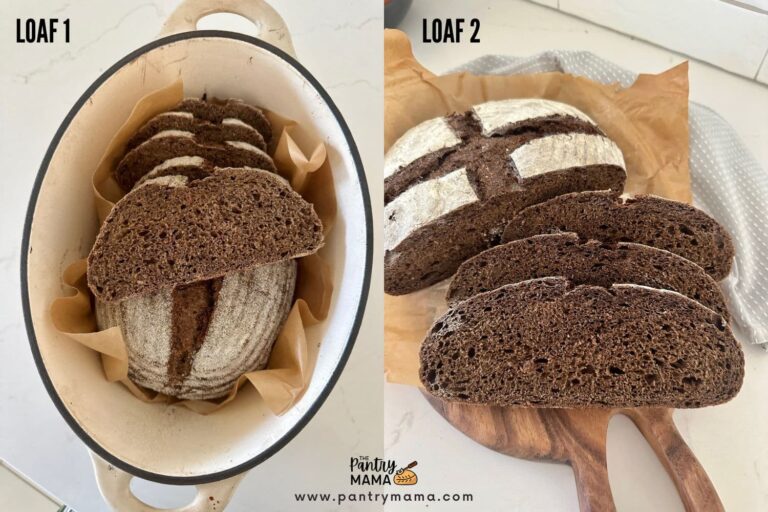 Sourdough Pumpernickel Bread [Dark Rye Sourdough Recipe] - The Pantry Mama