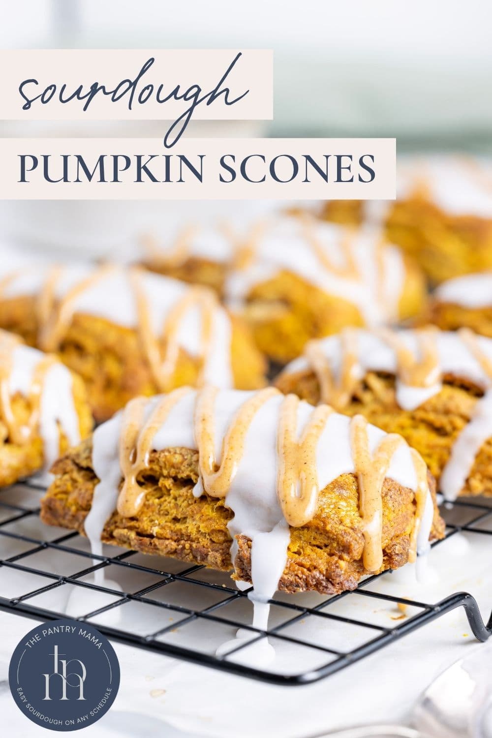 Sourdough pumpkin scones - Pinterest Image