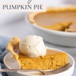 Sourdough pumpkin pie - Pinterest Image