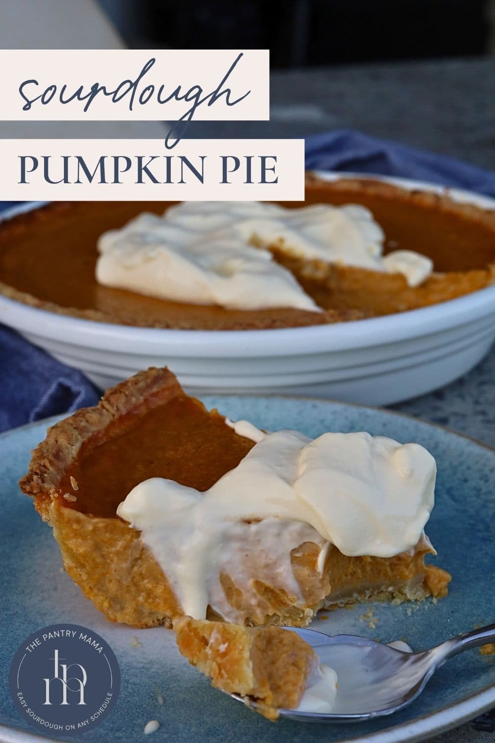 Sourdough Pumpkin Pie - Pinterest Image