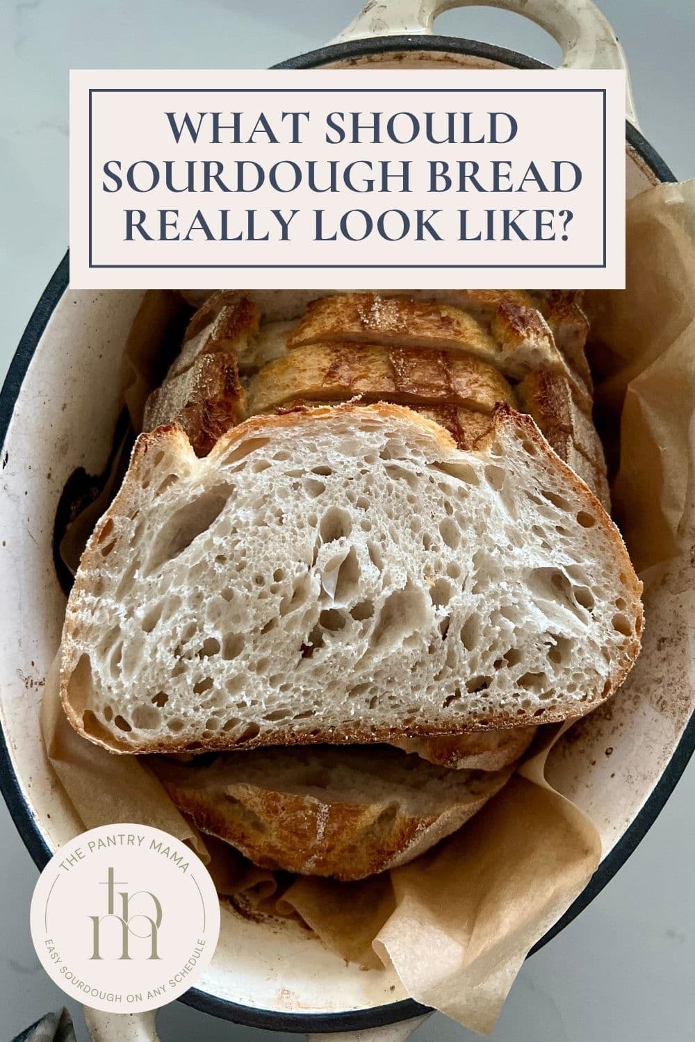 What does sourdough bread actually look like - Pinterest Image