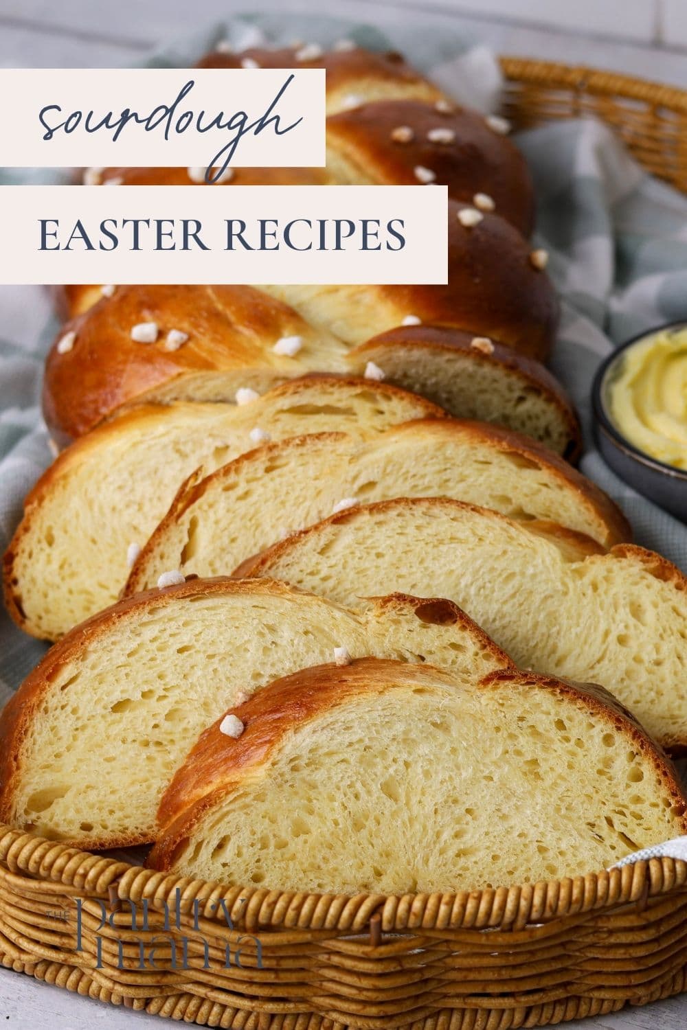 Sourdough Easter Recipes - Pinterest Pin