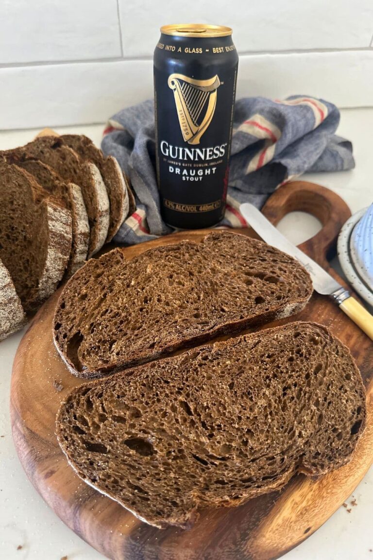 Sourdough Guinness Beer Bread [perfect for St Patrick's Day]