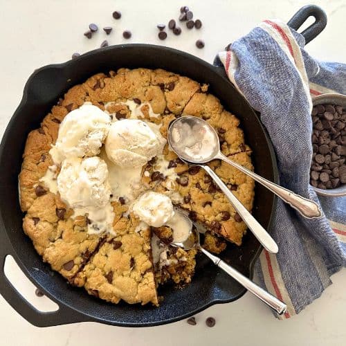 Simple Funfetti Skillet Cookie - Homeschool Hideout