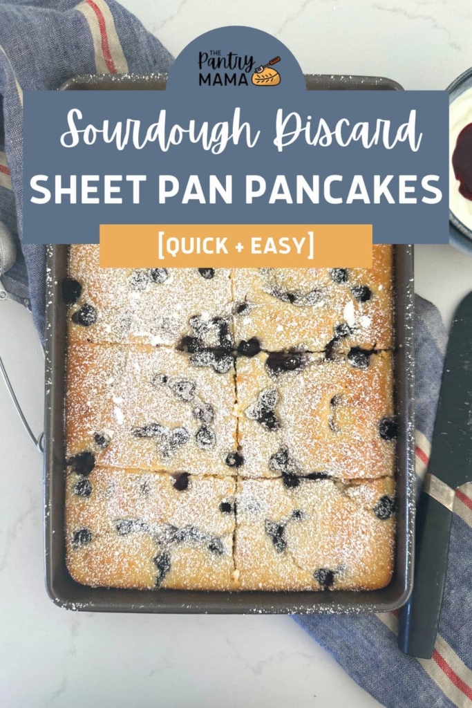Sourdough Discard Sheet Pan Pancakes - Pinterest Image
