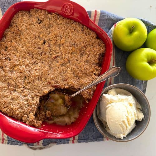SOURDOUGH APPLE CRISP - RECIPE FEATURE IMAGE
