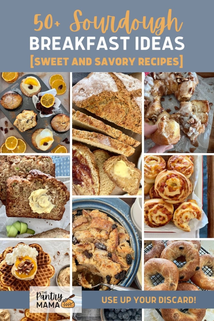 SOURDOUGH BREAKFAST RECIPES - PINTEREST IMAGE