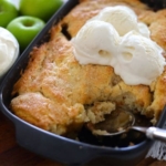 SOURDOUGH APPLE COBBLER - RECIPE FEATURE IMAGE